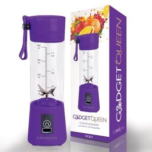 KAMARAMA Portable Rechargeable Juice Shake Smoothie Blender Juice Cup Purple